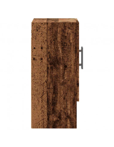 Armadietto a Muro Legno Antico 60x31x70 cm in Truciolato