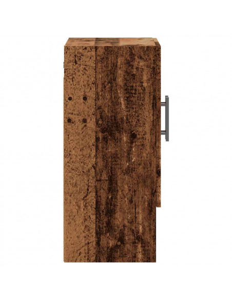 Armadietto a Muro Legno Antico 60x31x70 cm in Truciolato
