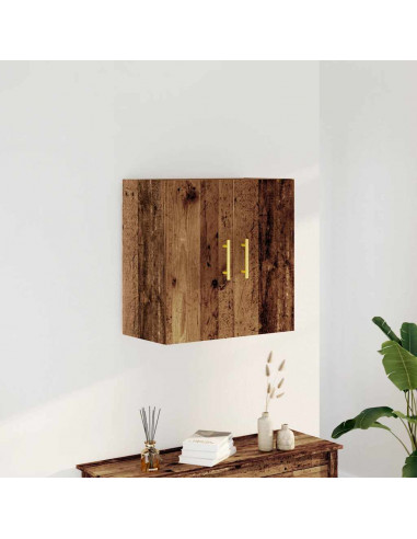 Armadietto a Muro Legno Vecchio 60x31x60 cm in Truciolato