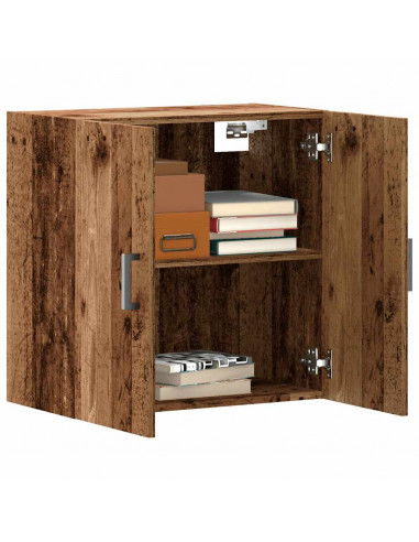 Armadietto a Muro Legno Vecchio 60x31x60 cm in Truciolato