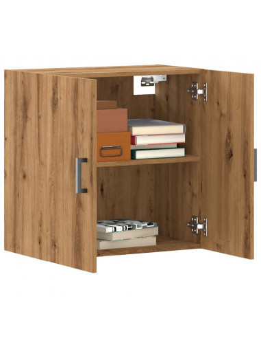 Armadietto a Muro Rovere Artigianale 60x31x60 cm in Truciolato