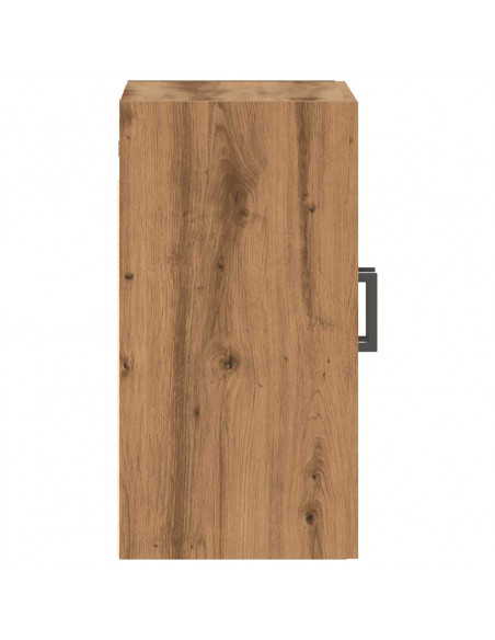 Armadietto a Muro Rovere Artigianale 60x31x60 cm in Truciolato