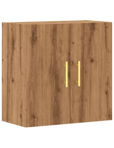 Armadietto a Muro Rovere Artigianale 60x31x60 cm in Truciolato 2