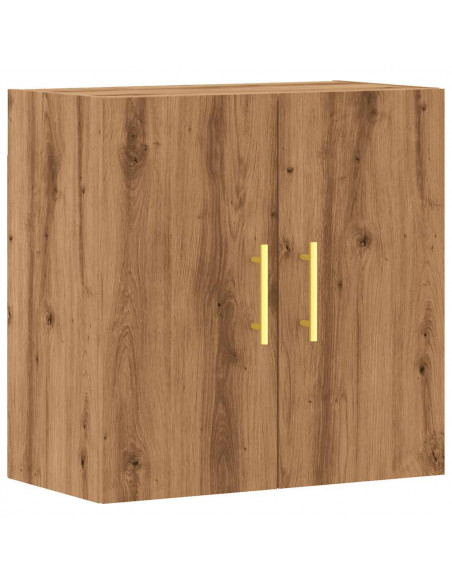 Armadietto a Muro Rovere Artigianale 60x31x60 cm in Truciolato