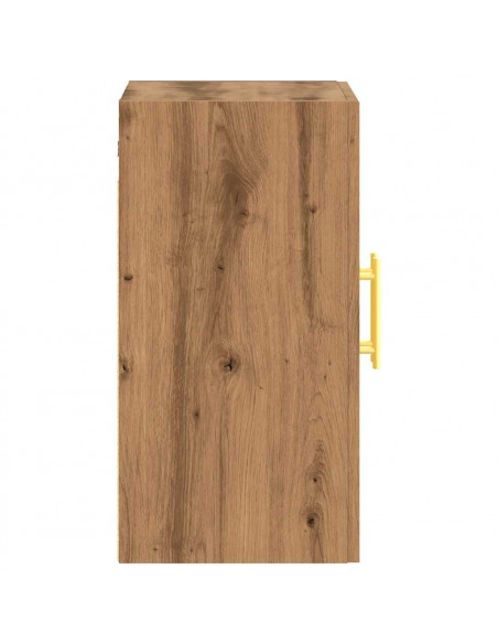 Armadietto a Muro Rovere Artigianale 60x31x60 cm in Truciolato