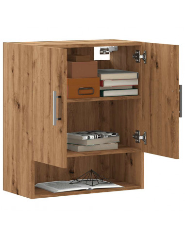 Armadietto a Muro Rovere Artigianale 60x31x70 cm in Truciolato