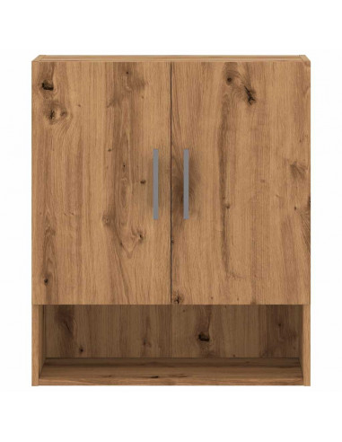 Armadietto a Muro Rovere Artigianale 60x31x70 cm in Truciolato