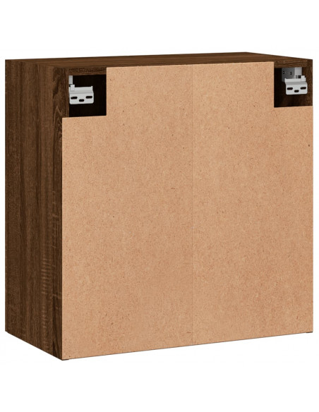 Armadietto a Muro Rovere Marrone 60x31x60 cm Legno Multistrato