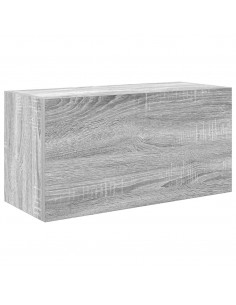 Armadietto Bagno Grigio Sonoma 60x25x30 cm in Legno Multistrato 2