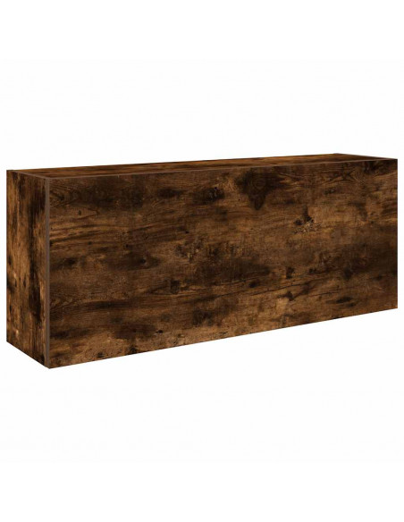 Armadietto Bagno Rovere Fumo 100x25x40 cm in Truciolato