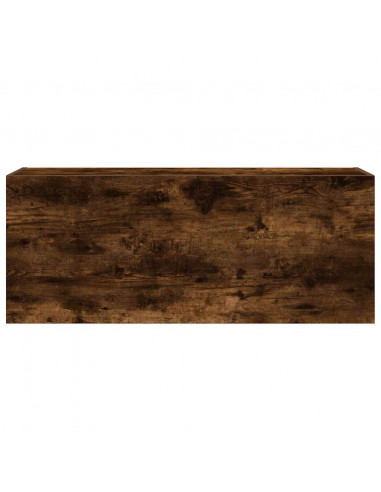 Armadietto Bagno Rovere Fumo 100x25x40 cm in Truciolato