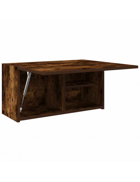 Armadietto Bagno Rovere Fumo 60x25x30 cm in Legno Multistrato