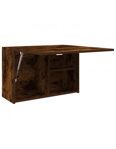 Armadietto Bagno Rovere Fumo 60x25x40 cm in Legno Multistrato