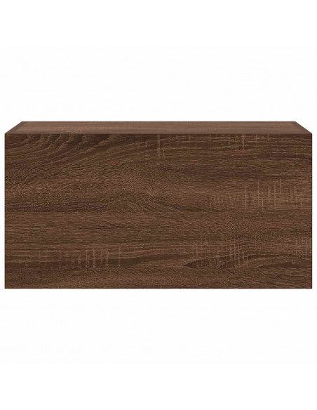 Armadietto Bagno Rovere Marrone 60x25x30cm in Legno Multistrato