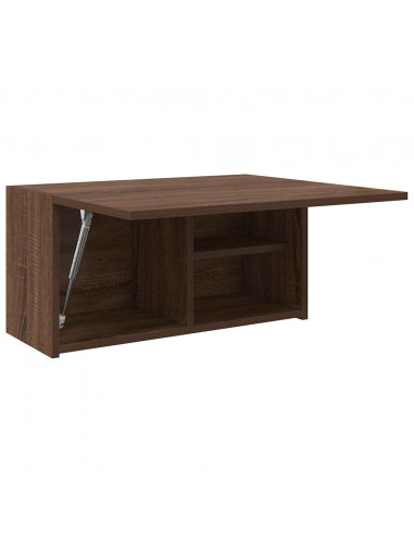 Armadietto Bagno Rovere Marrone 60x25x30cm in Legno Multistrato