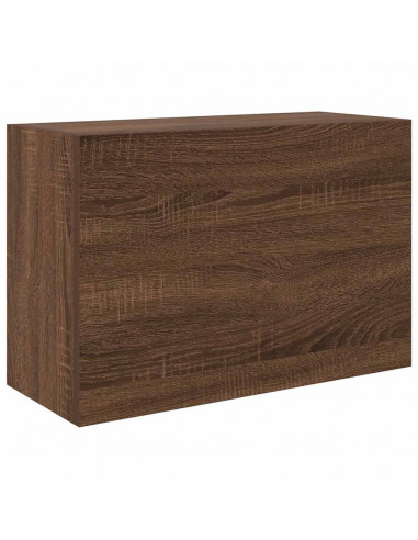 Armadietto Bagno Rovere Marrone 60x25x40cm in Legno Multistrato