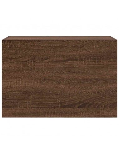 Armadietto Bagno Rovere Marrone 60x25x40cm in Legno Multistrato