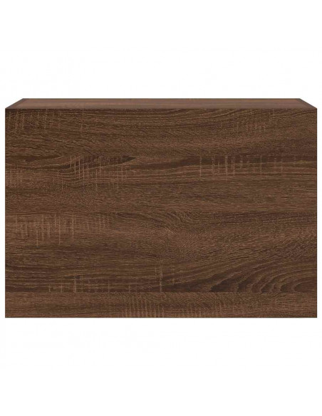 Armadietto Bagno Rovere Marrone 60x25x40cm in Legno Multistrato