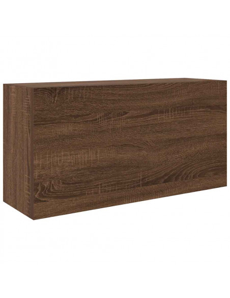 Armadietto Bagno Rovere Marrone 80x25x40 cm in Truciolato
