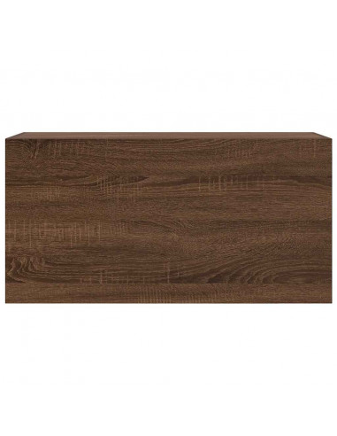 Armadietto Bagno Rovere Marrone 80x25x40 cm in Truciolato