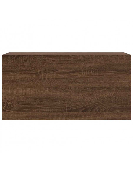 Armadietto Bagno Rovere Marrone 80x25x40 cm in Truciolato