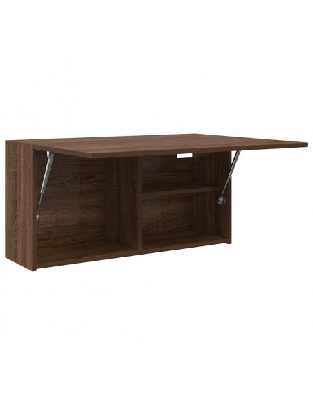 Armadietto Bagno Rovere Marrone 80x25x40 cm in Truciolato