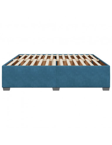 Giroletto Blu 180x200 cm in Velluto