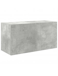 Armadietto da Bagno Grigio Cemento 60x25x30 cm in Truciolato 2