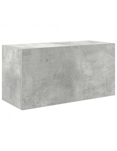 Armadietto da Bagno Grigio Cemento 60x25x30 cm in Truciolato