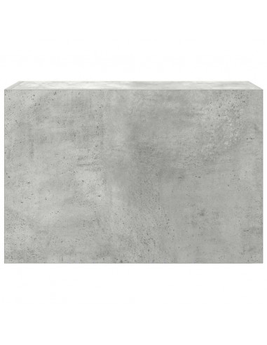Armadietto da Bagno Grigio Cemento 60x25x40 cm in Truciolato