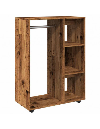 Armadio Legno Antico 80x40x110 cm in Legno Multistrato