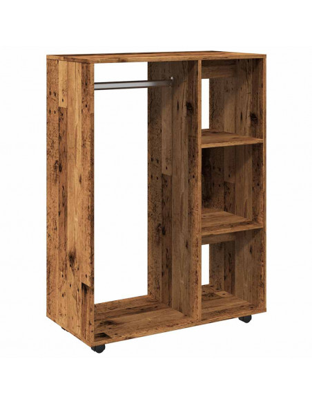 Armadio Legno Antico 80x40x110 cm in Legno Multistrato