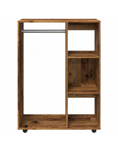 Armadio Legno Antico 80x40x110 cm in Legno Multistrato