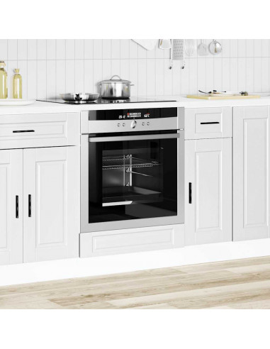 Armadio per Forno Porto Bianco in Legno Multistrato