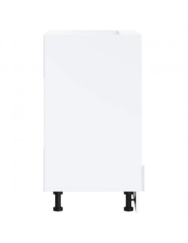 Armadio per Forno Porto Bianco Lucido in Legno Multistrato