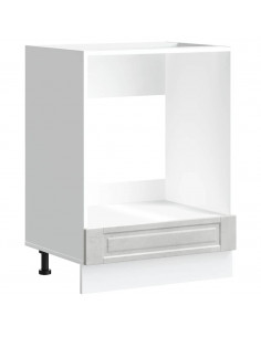 Armadio per Forno Porto Grigio Cemento in Legno Multistrato 2