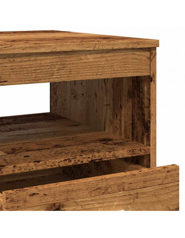 Cassettiera Legno Antico 40x50x76 cm in Truciolato