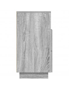 Comodini 2 pz con 2 Cassetti Grigio Sonoma 36x36x68 cm 2