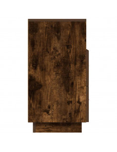 Comodini 2 pz con 2 Cassetti Rovere Fumo 36x36x68 cm 2