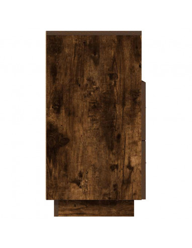 Comodini 2 pz con 2 Cassetti Rovere Fumo 36x36x68 cm