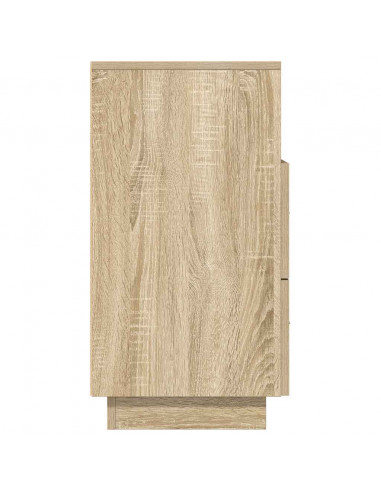 Comodini 2 pz con 2 Cassetti Rovere Sonoma 36x36x68 cm