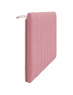 Cuscino Testiera Rosa 120 cm in Velluto