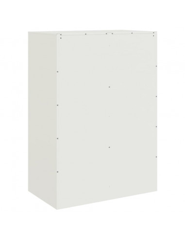 Credenza Bianca 67x39x95 cm in Acciaio