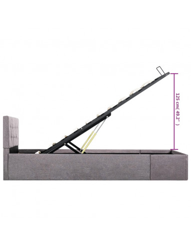 Giroletto Idraulico Contenitore Grigio Talpa Tessuto 100x200cm