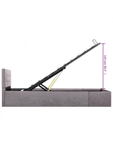 Giroletto Idraulico Contenitore Grigio Talpa Tessuto 100x200cm