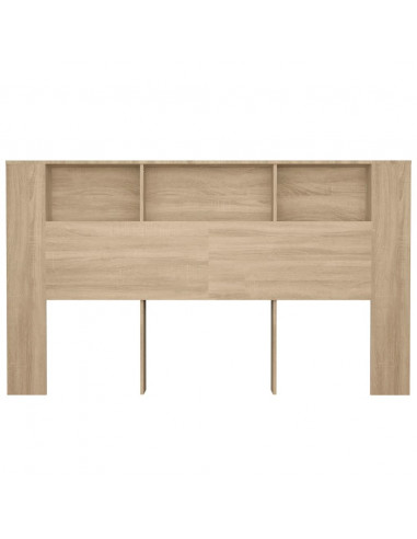 Testiera con Scomparti Rovere Sonoma 180x18,5x104,5 cm