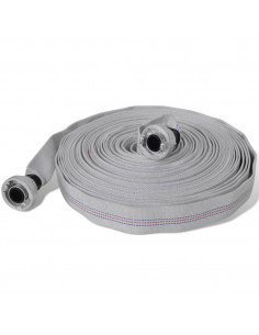 Tubo Antincendio Piatto 20 m con Giunti D-Storz 1 Pollice 2