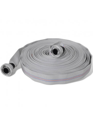 Tubo Antincendio Piatto 20 m con Giunti D-Storz 1 Pollice