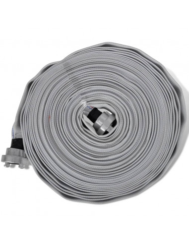 Tubo Antincendio Piatto 20 m con Giunti D-Storz 1 Pollice