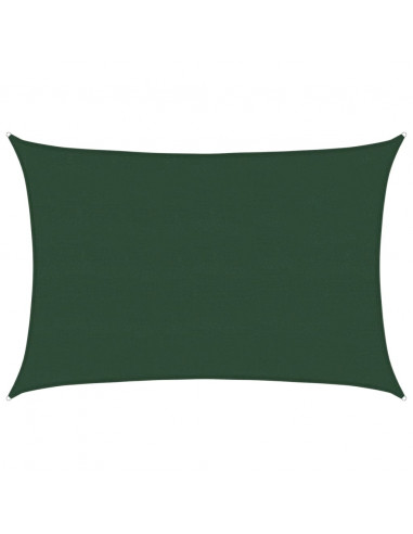 Vela Parasole 160 g/m² Verde Scuro 5x7 m in HDPE